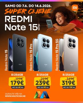 Xiaomi Redmi Note 15 serija promo