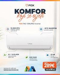 Fox klima uredjaj 12K 25.5.