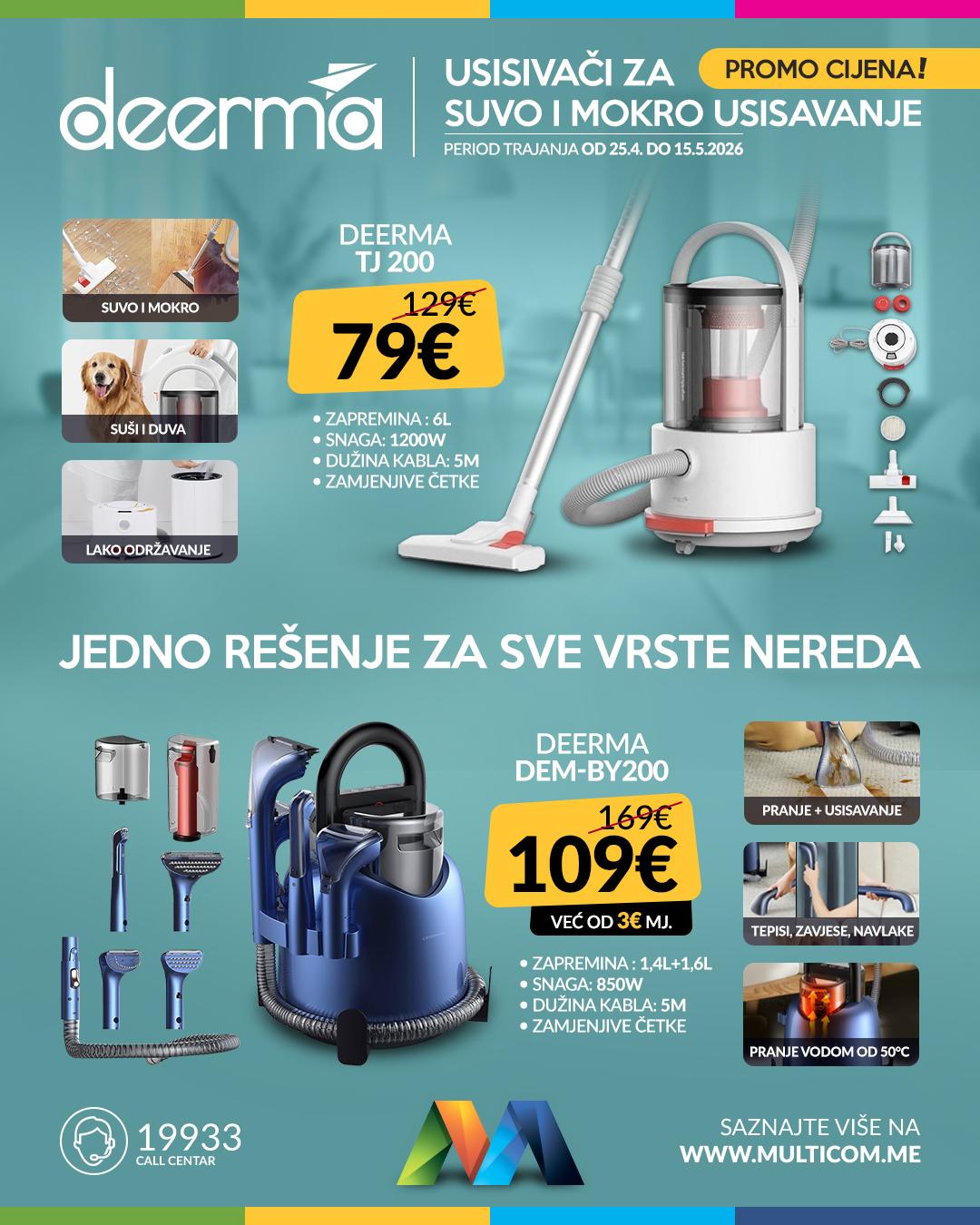 Deerma usisivači