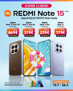 Xiaomi Redmi Note 15 serija