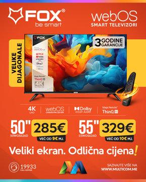 Fox Smart velike dijagonale