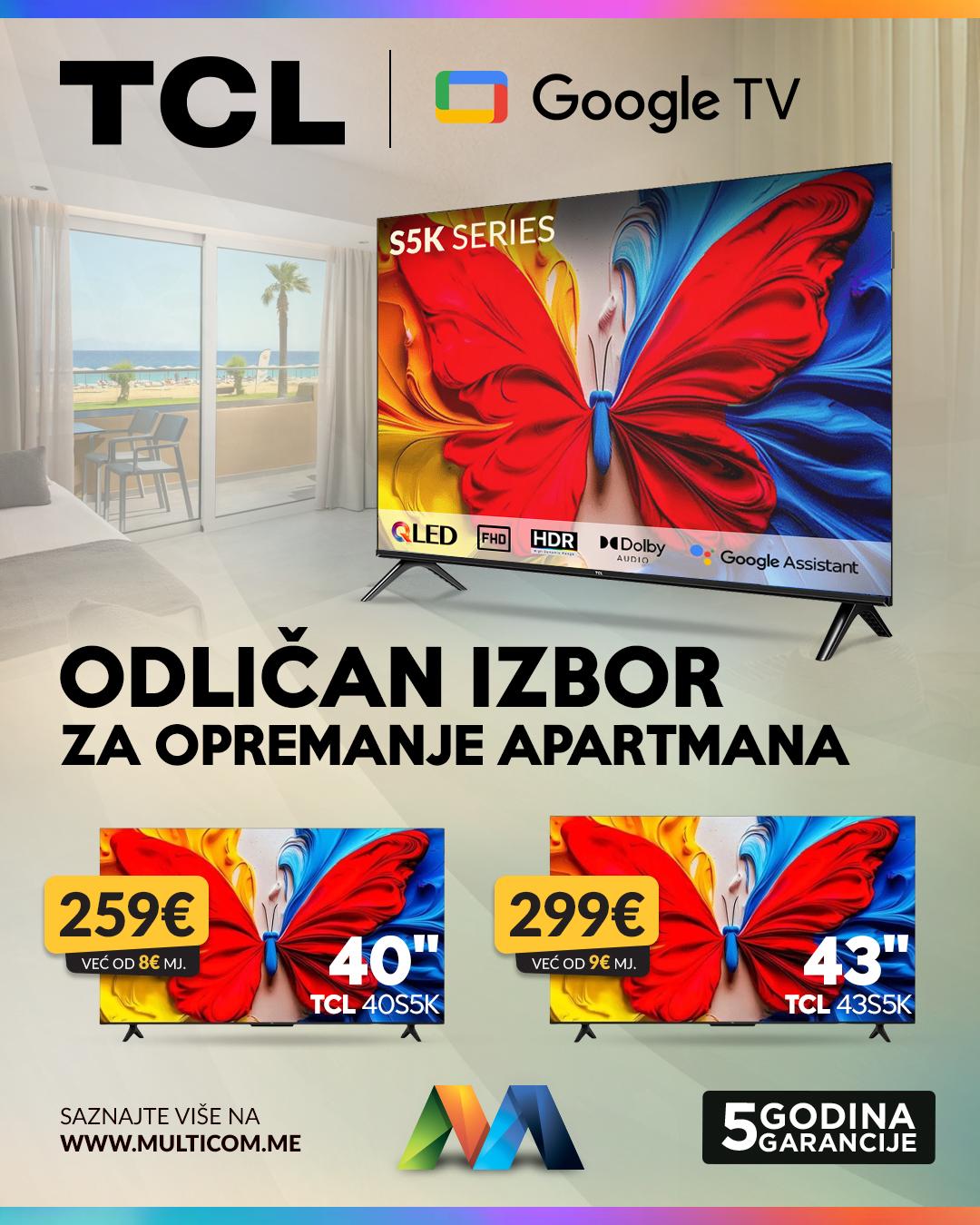 TCL Smart TV 29.5.