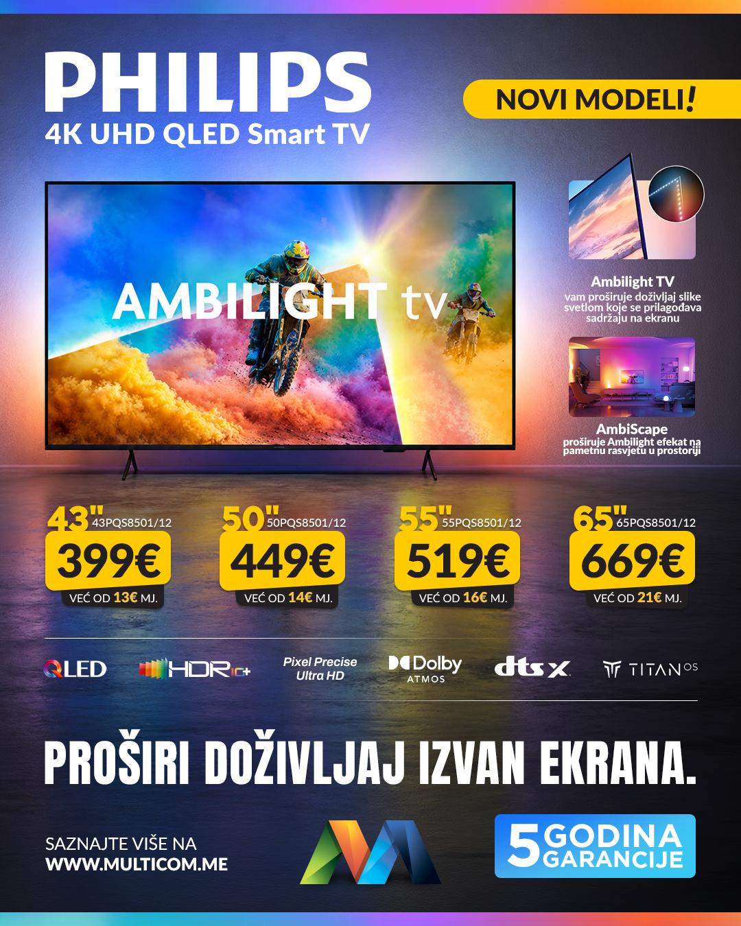 Philips TV modeli oktobar 