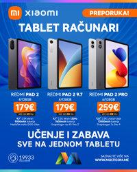 Xiaomi tableti septembar