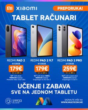 Xiaomi tableti septembar