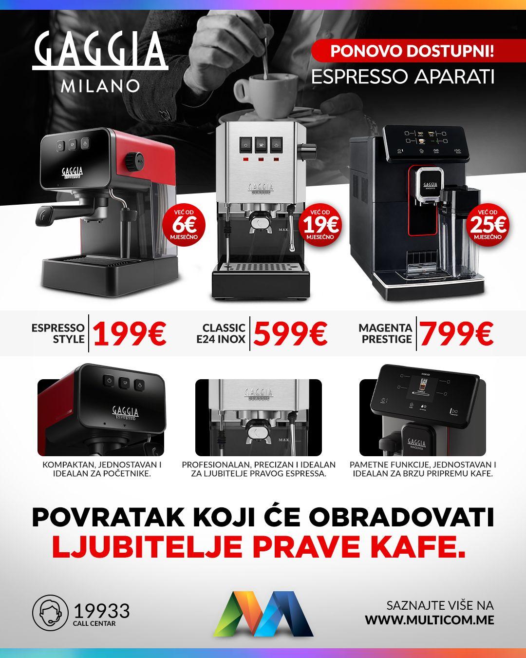 Gaggia u Multicomu
