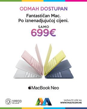Apple MacBook NEO samo 699