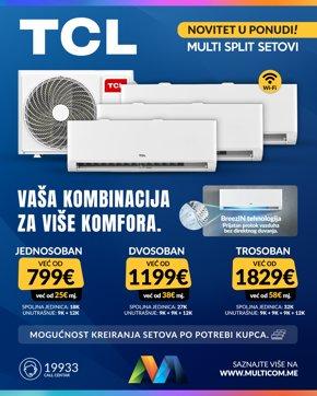 TCL multisplit sistemi NOVO