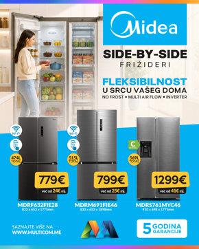 MIdea side by side septembar 