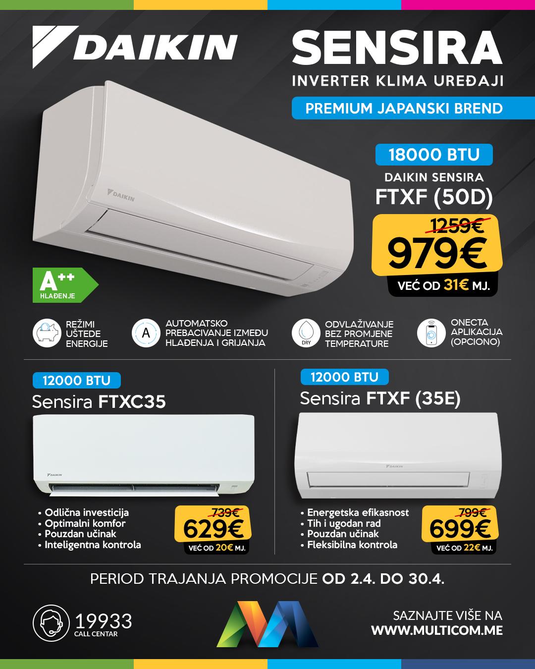 Daikin Sensira 4.4.