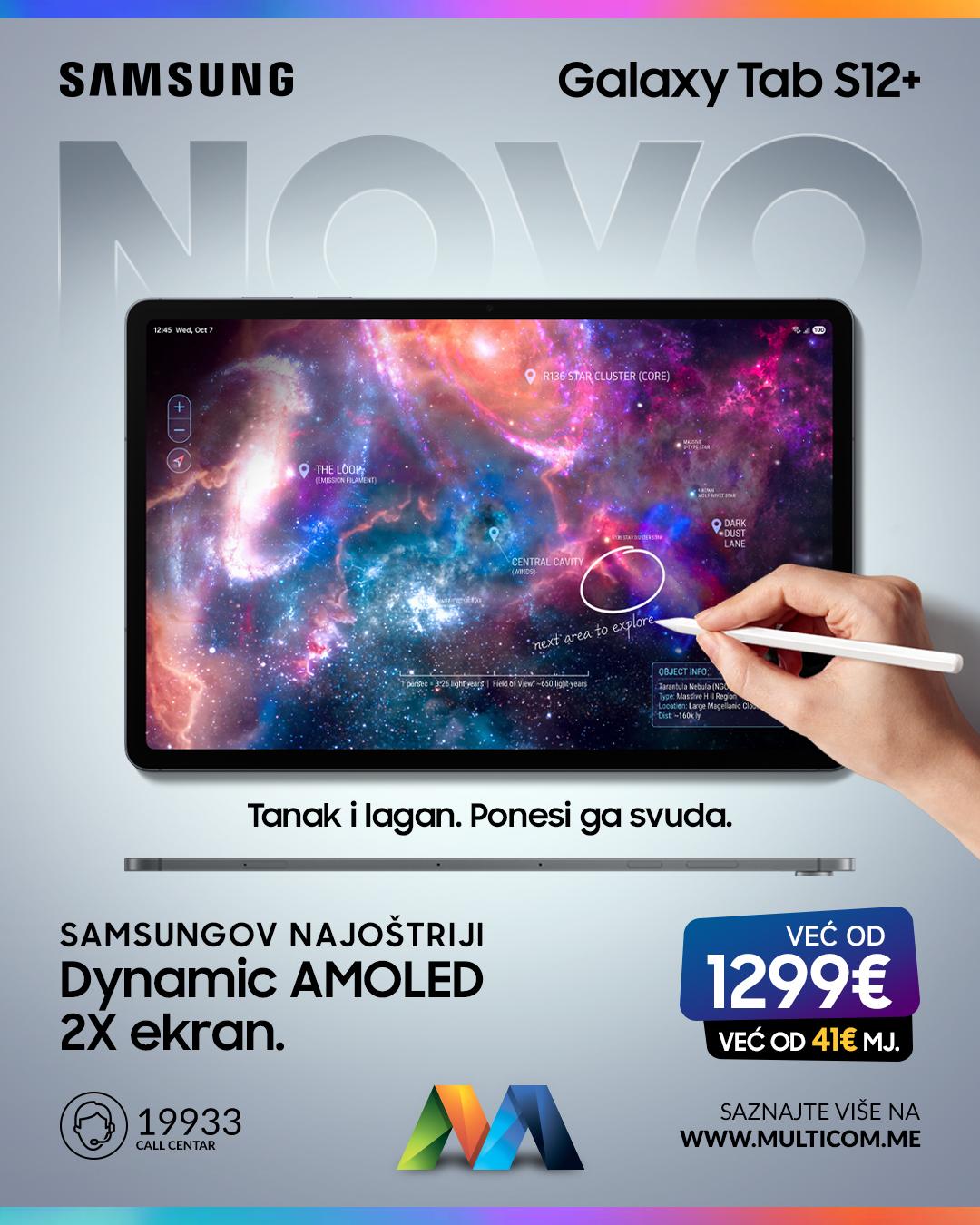 Samsung S12+ novo