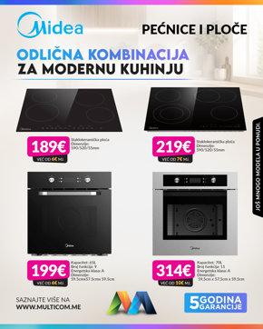 Midea pecnice i ploce ugradne