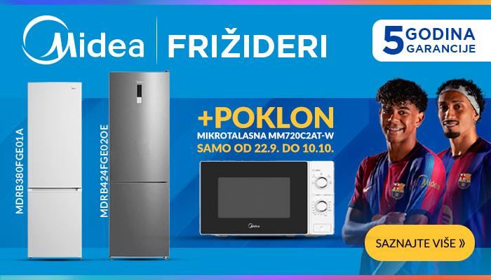 Midea FC Barcelona poklon mikrotalasna uz frizider