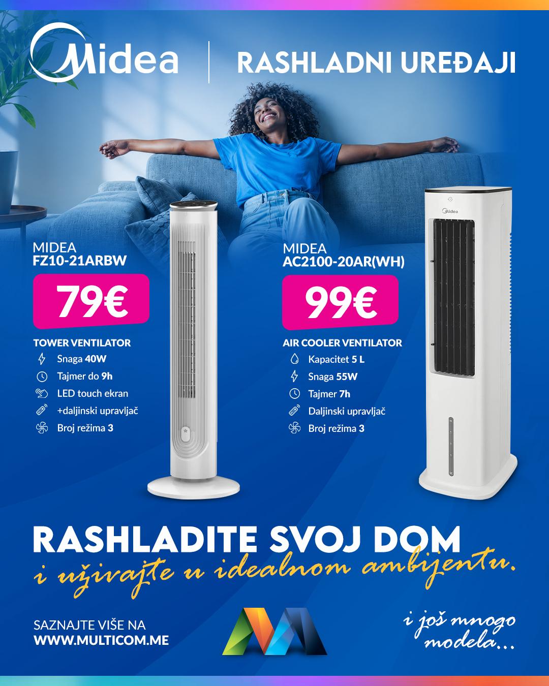 Midea rashladni uređaji