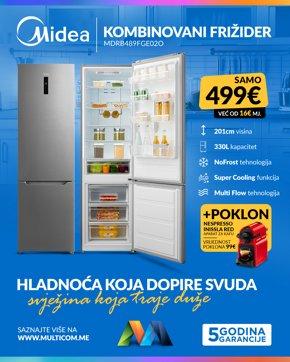 Midea frizider sa Nespesso poklonom