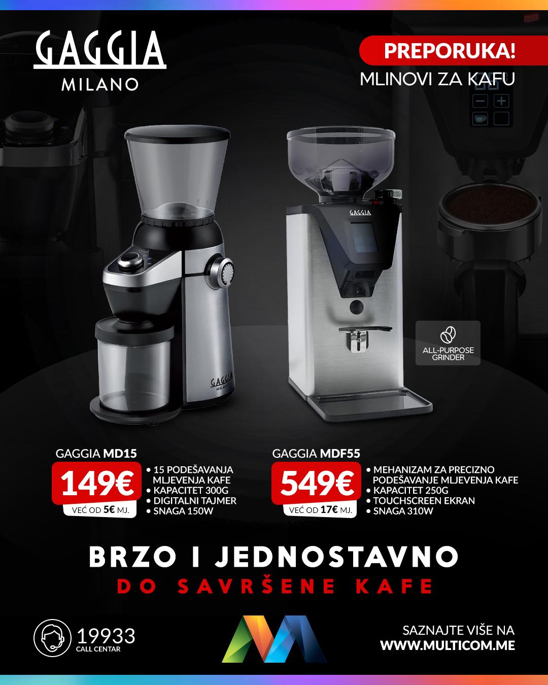 Gaggia mlinovi 