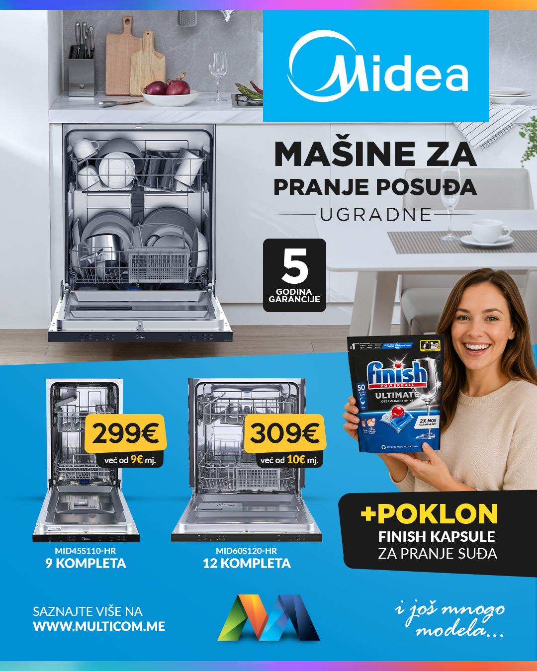 Midea masine za posudje