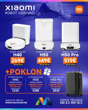Xioami roboti akcija