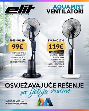 Elit Aquamist ventilatori