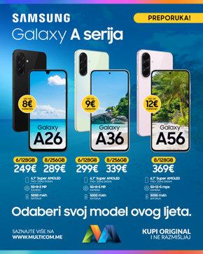 Samsung A serija A26 A36 A56