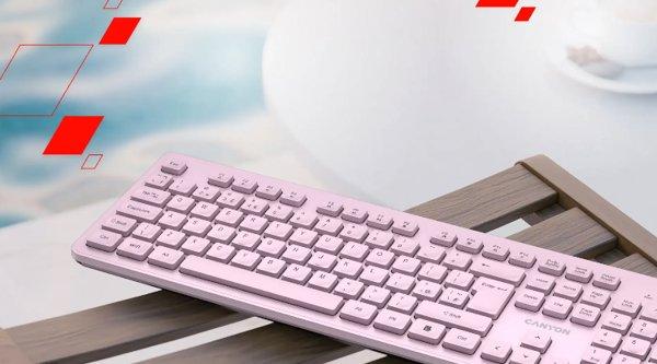Canyon HKB-W01 Grey tastatura