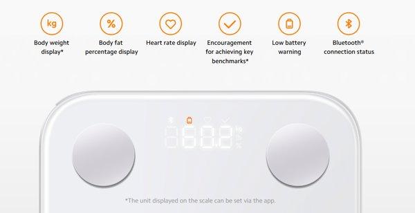 Xiaomi Body Composition Scale S400 pametna vaga