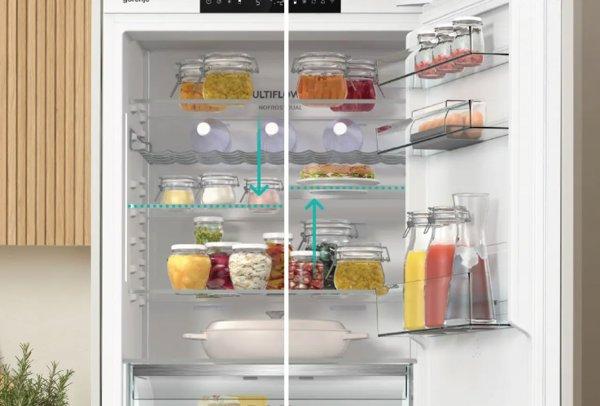 Gorenje NRKI619D61WFE ugradni kombinovani frižider