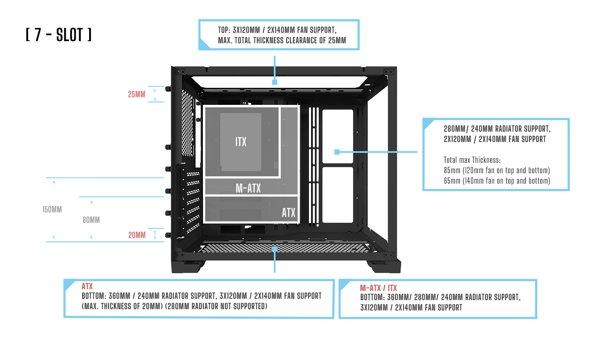 Lian Li 011 Dynamic MINI (BLACK)