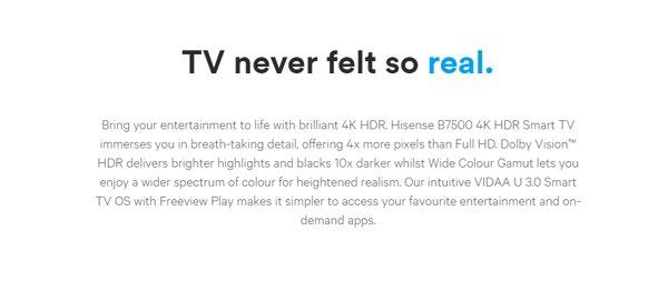 HISENSE H65B7500