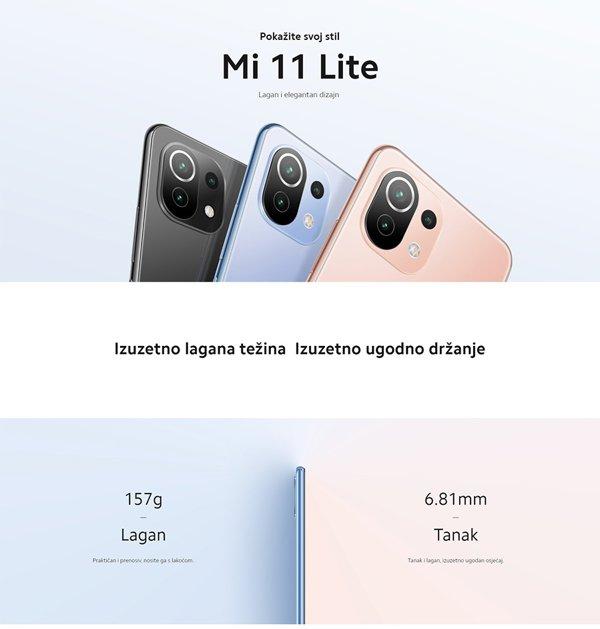 Xiaomi Mi 11 Lite 6GB 128GB BUBBLEGUM BLUE