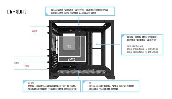 Lian Li 011 Dynamic MINI (BLACK)