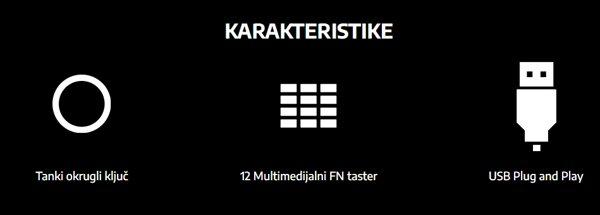 Genius  SlimStar Q200 YU (crna)