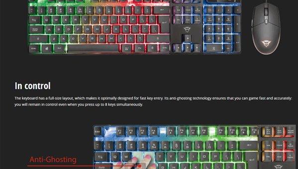 Trust GXT 838 Azor Combo