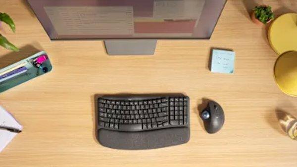 Logitech M575 Ergo Trackball Business Black miš