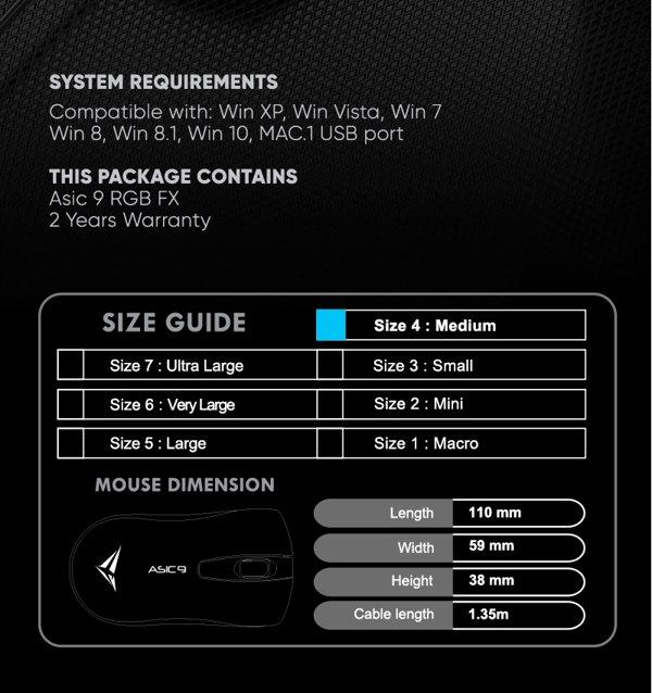 PowerLogic ASIC 9 RGB FX Black