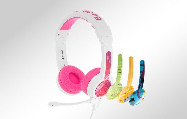 BuddyPhones School plus (roze)