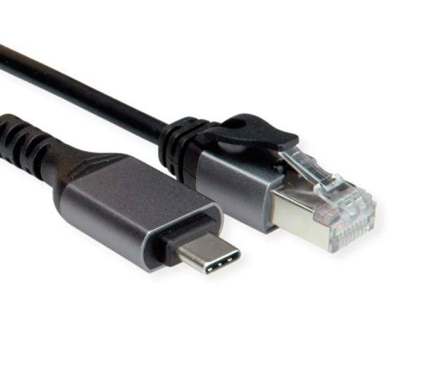 Secomp VALUE TYPE C to Gigabit Ethernet 2m cable
