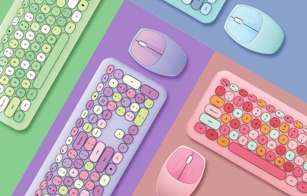 MOFII 666 2.4G Wireless Set Pink