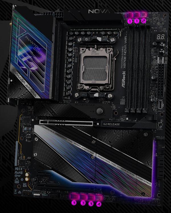 ASRock X870E Nova WiFi matična ploča