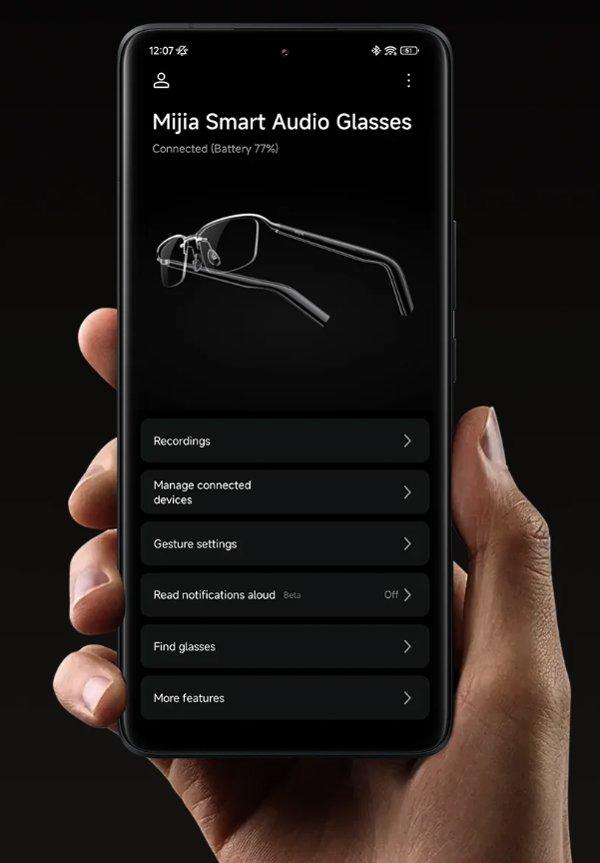 XIAOMI Mijia Smart Audio Pilot-Style glasses