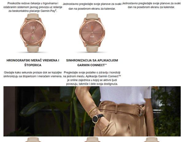 Garmin Vivomove Luxe (Silver-Black)