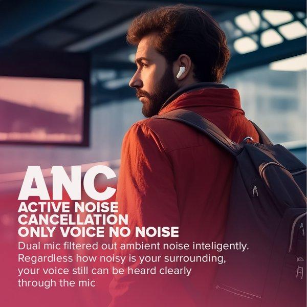 SONICGEAR EarPump TWS Q3 ANC WHITE