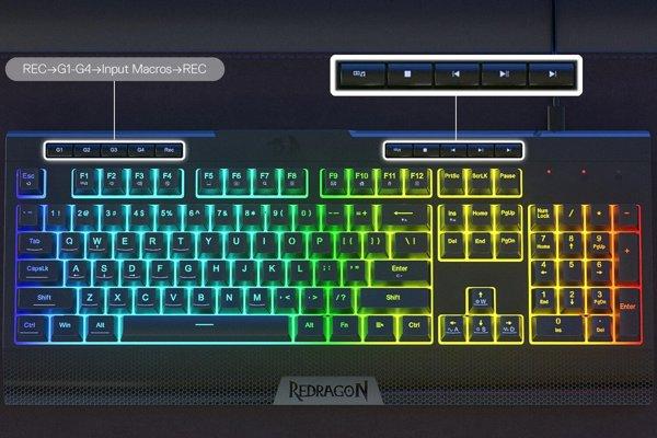 REDRAGON Shiva Lite K525 Black