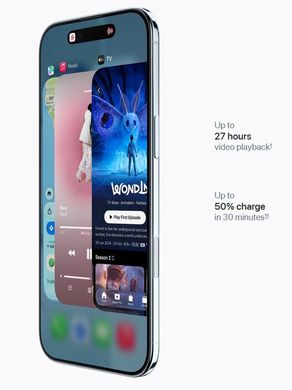 Apple iPhone Air 1TB Sky Blue smartphone