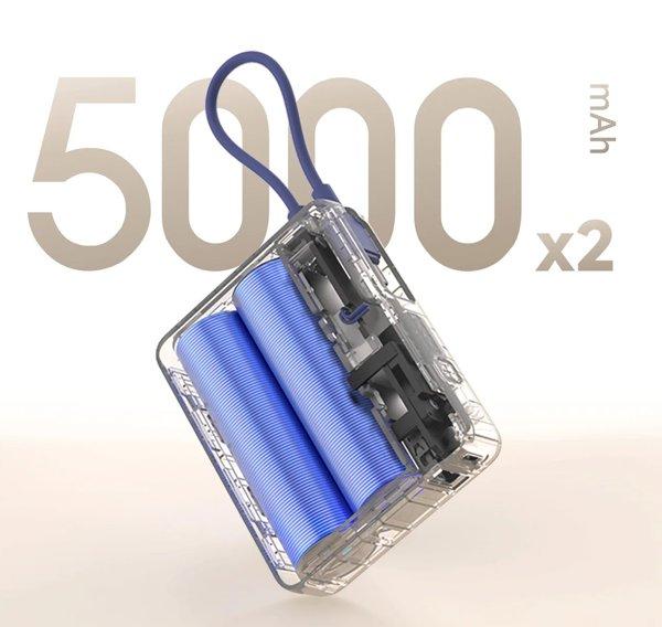 Xiaomi 33W Power Bank 10000 (Integrated Cable) Ice Blue