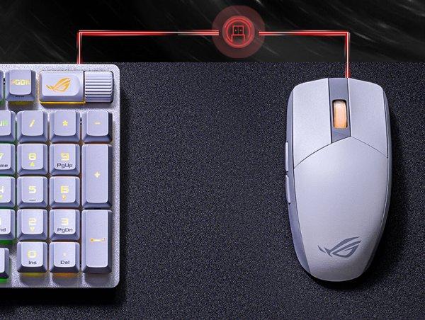 ASUS ROG Strix Impact III Wireless (White) miš