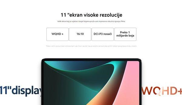 Xiaomi Pad 5 128GB Cosmic Gray (Siva)