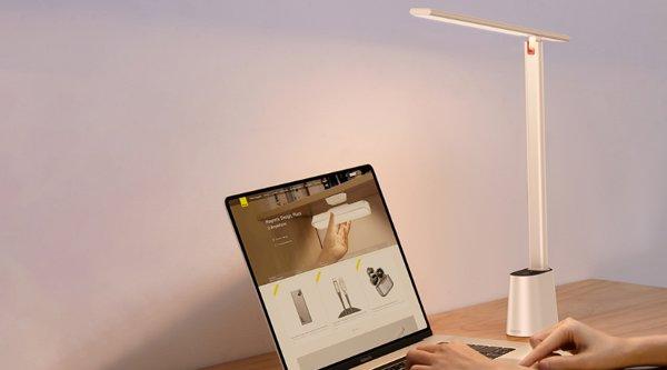 Baseus Smart Eye Folding Reading Desk Lamp (Bijela)