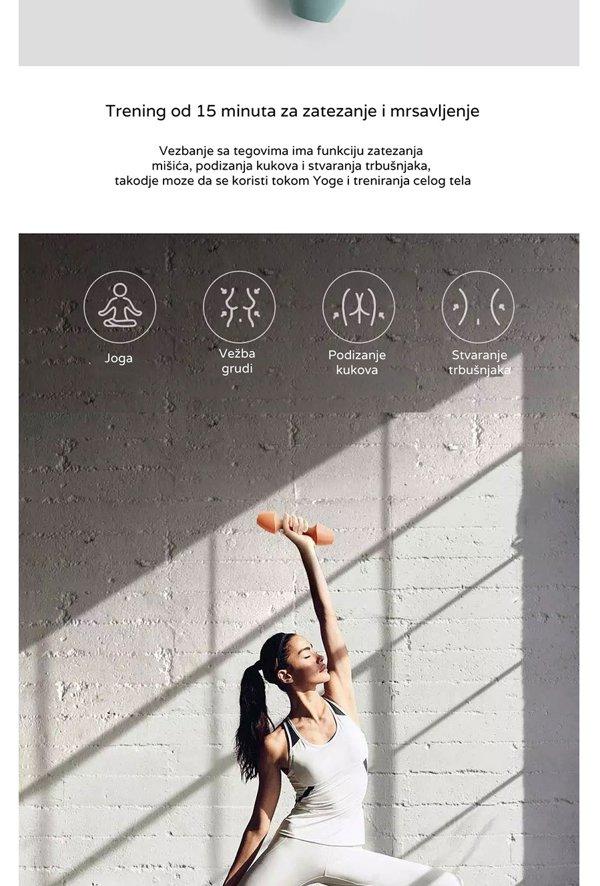 Xiaomi CLASSIC WOMENS WAVE DUMBBELLS 1kg x 2