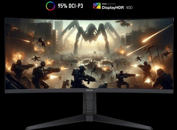 ASUS TUF Gaming VG34WQML5A zakrivljeni monitor